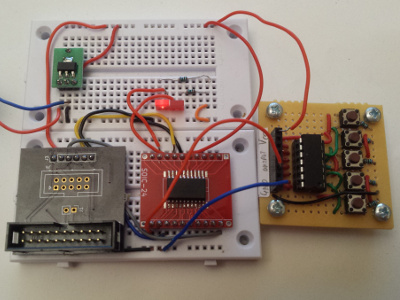 GPIO test circuit