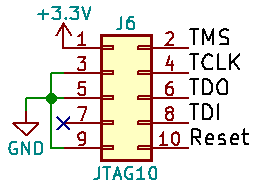 JTAG connection schematic