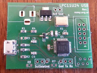 PCB after heating