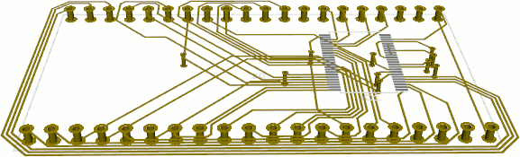 Rendering showing traces