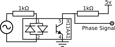 Phase detector schematic