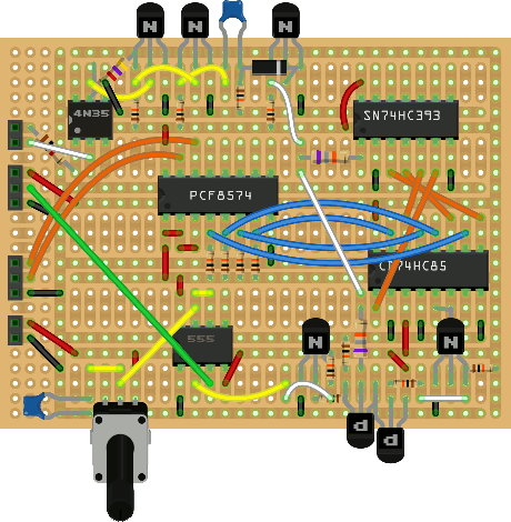 Fritzing breadboard layout