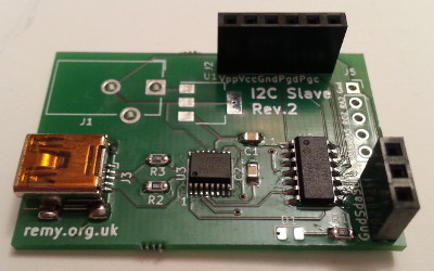 Finished adapter PCB