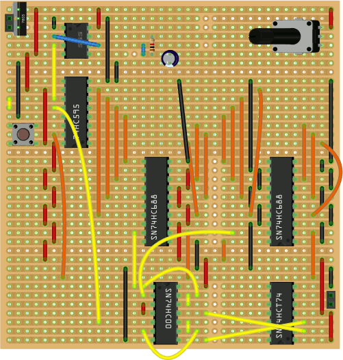 Fritzing layout