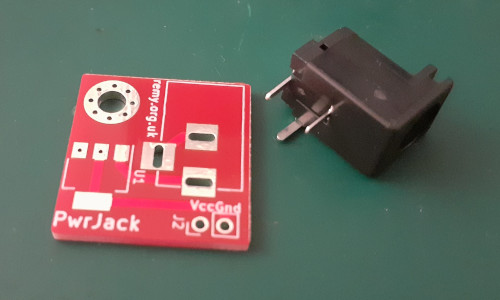 Power jack mini-PCB