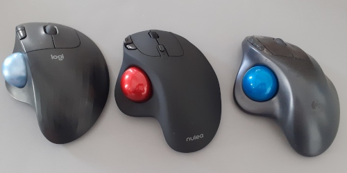 The three trackballs
